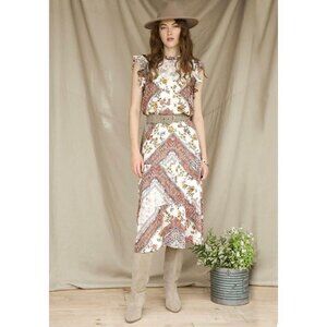 Matilda Jane Good Hart GH Rayne Womens Floral Print Tank Top Size S Small NWT